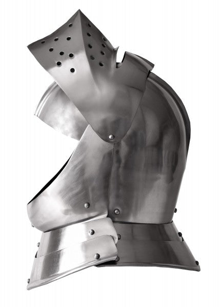 1716679216 Casco cerrado, estilo inglés, siglo XVI - Espadas y Más