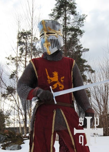 Casco de olla temprana, casco de cruzado, siglo XIII, acero de 2 mm 1764000083 - Espadas y Más