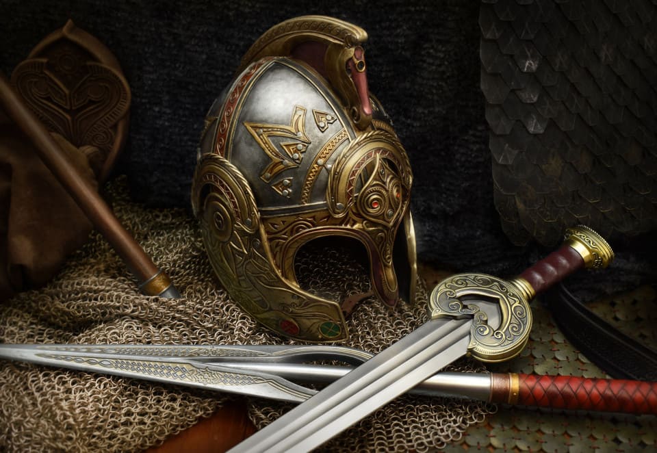 Casco de Theoden OFICIAL United Cutlery - Espadas y Más