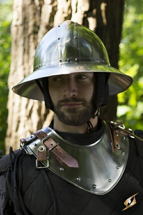 200114 CASCO FUNCIONAL KETTLE EUROPEO MEDIEVAL - Espadas y Más