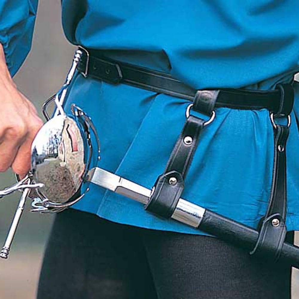 200258 Cinturón con doble correa - Espadas y Más