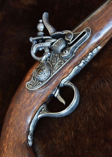 Replica Pistola de castillo de piedra inglesa, siglo 18 Ejecuciones 2347105200 - Espadas y Más