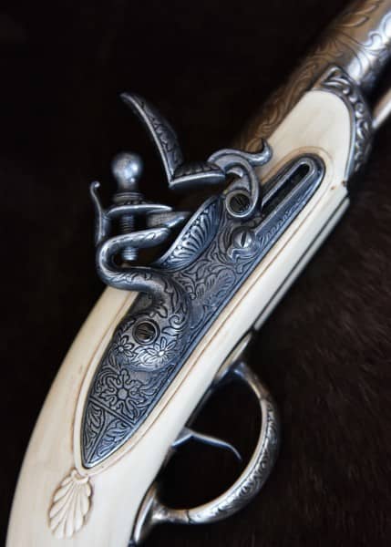 Pistola inglesa Lucknow, siglo 18, réplica, varios Ejecuciones 2347111300 - Espadas y Más