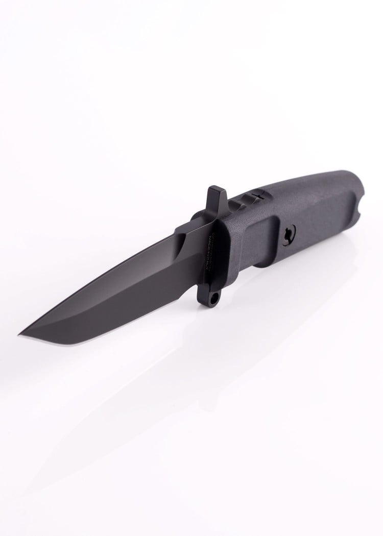 Cuchillo de hoja fija Col Moschin C negro 04.1000.0200 / BLK - Espadas y Más