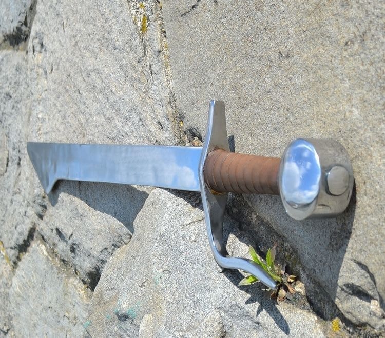 Imagen de Espada Falchion largo contacto total en estilo de batalla de naciones RAS61 parte de nuestra colección en Espadas y más, sitio oficial.