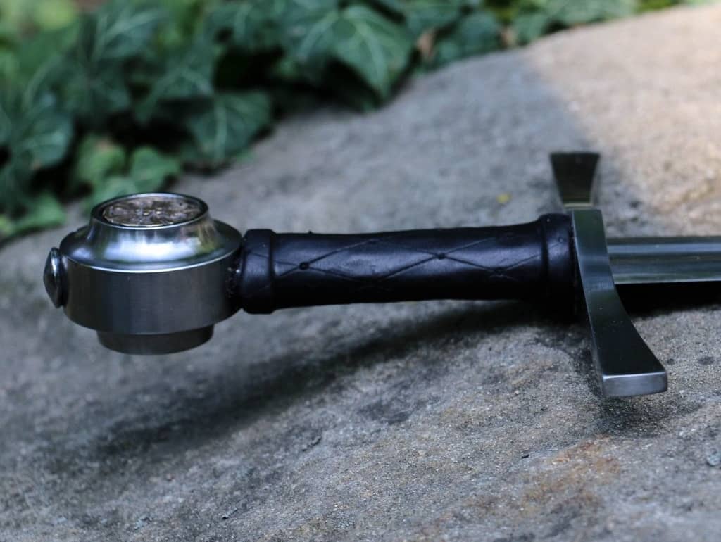 Espada medieval Ronir con rosa Full Tang MSW242 - Espadas y Más