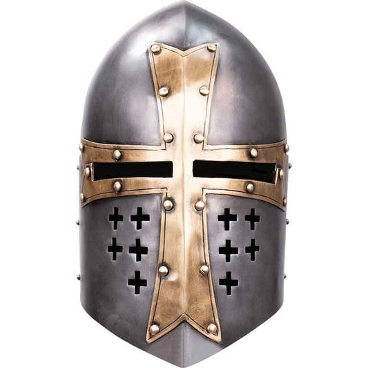 300552 Yelmo o casco de pan de azúcar Sugarloaf de los caballeros templarios - Espadas y Más