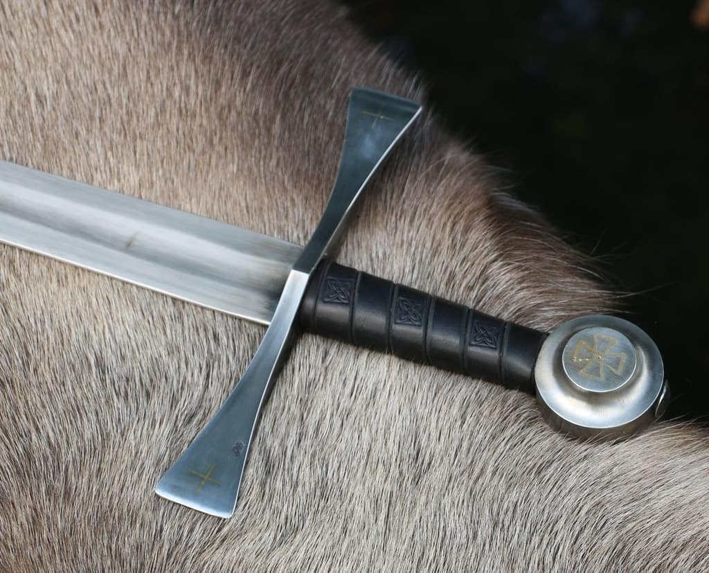 Espada medieval Gerald de una mano Full Tang MSW256 - Espadas y Más