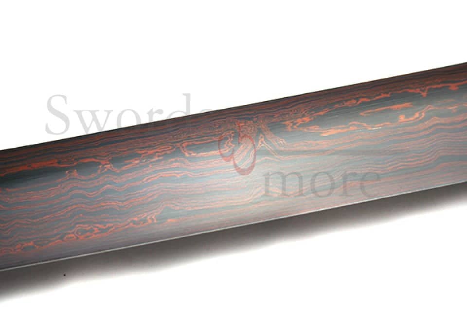 Espada de plata de The Witcher Geralt de Rivia acero de damasco rojo 41524 - Espadas y Más