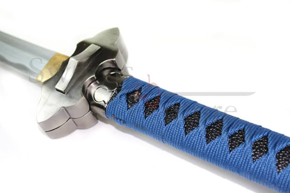 Imagen de Katana de Rin Okumura funcional afilada Acero de Damasco Blue Exorcist 40587 parte de nuestra colección en Espadas y más, sitio oficial.