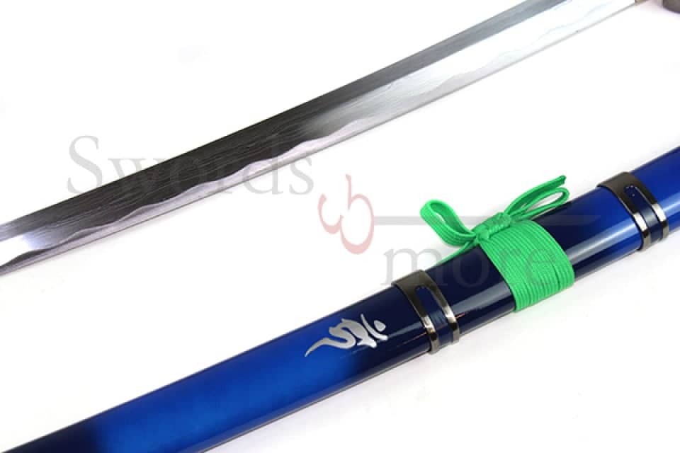 Katana de Rin Okumura funcional afilada acero de damasco Blue Exorcist 40587 - Espadas y Más