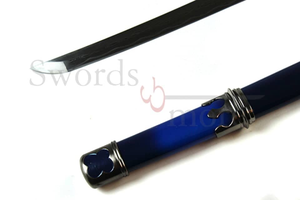 Katana de Rin Okumura funcional afilada acero de damasco Blue Exorcist 40587 - Espadas y Más