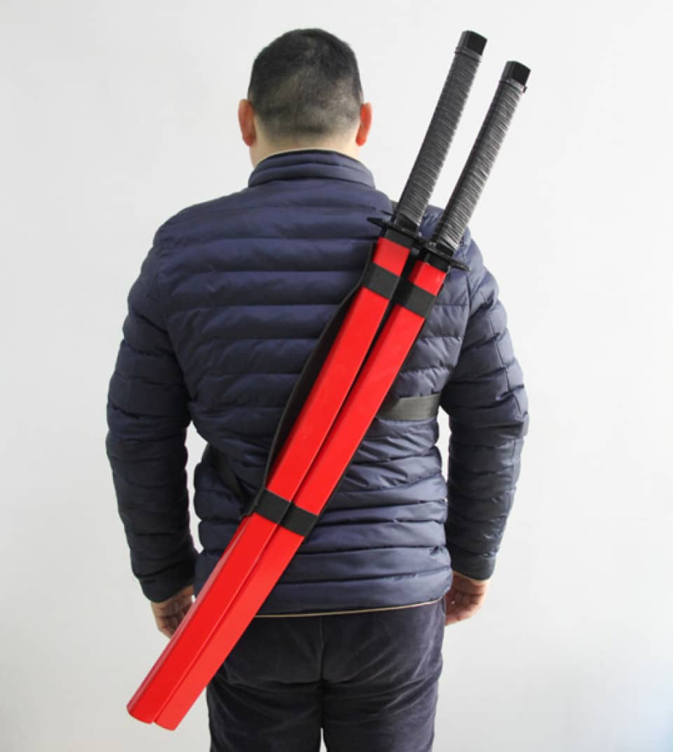 Espadas gemelas en color rojo de Deadpool 40846 - Espadas y Más