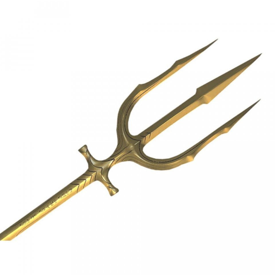 Imagen de Tridente Aquaman de metal 1:1 41422 parte de nuestra colección en Espadas y más, sitio oficial.