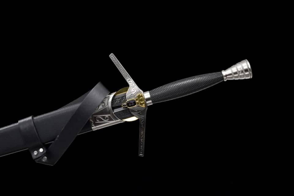 Espada de The Witcher Netflix Funcional ou Decorativa com bainha Geralt De Rivia