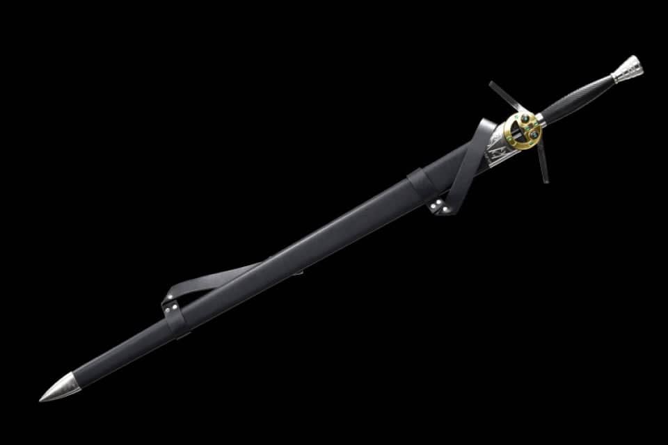 Espada de The Witcher Netflix Funcional o Decorativa con vaina Geralt De Rivia - Espadas y Más