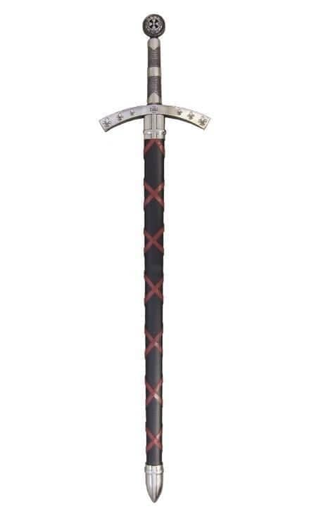 Imagen de Espada templaria de Hugo de Payens con vaina negra 4188NQ Réplica parte de nuestra colección en Espadas y más, sitio oficial.