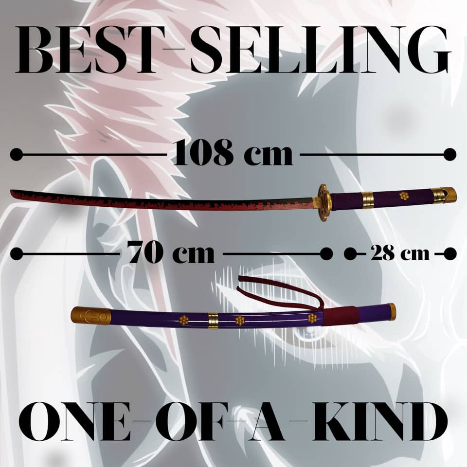 Imagen de Katana Enma morada de Oden One Piece decorativa 42058 parte de nuestra colección en Espadas y más, sitio oficial.
