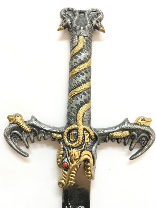 4227 Espada barbarian decorada - Espadas y Más