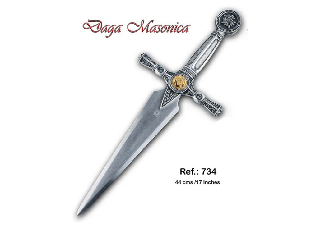 734 Daga masónica - Espadas y Más
