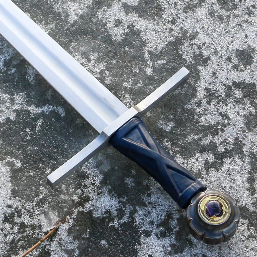 Imagen de Espada de una mano Salterio de Westminster siglo XIII Full Tang con piedra AES29 parte de nuestra colección en Espadas y más, sitio oficial.