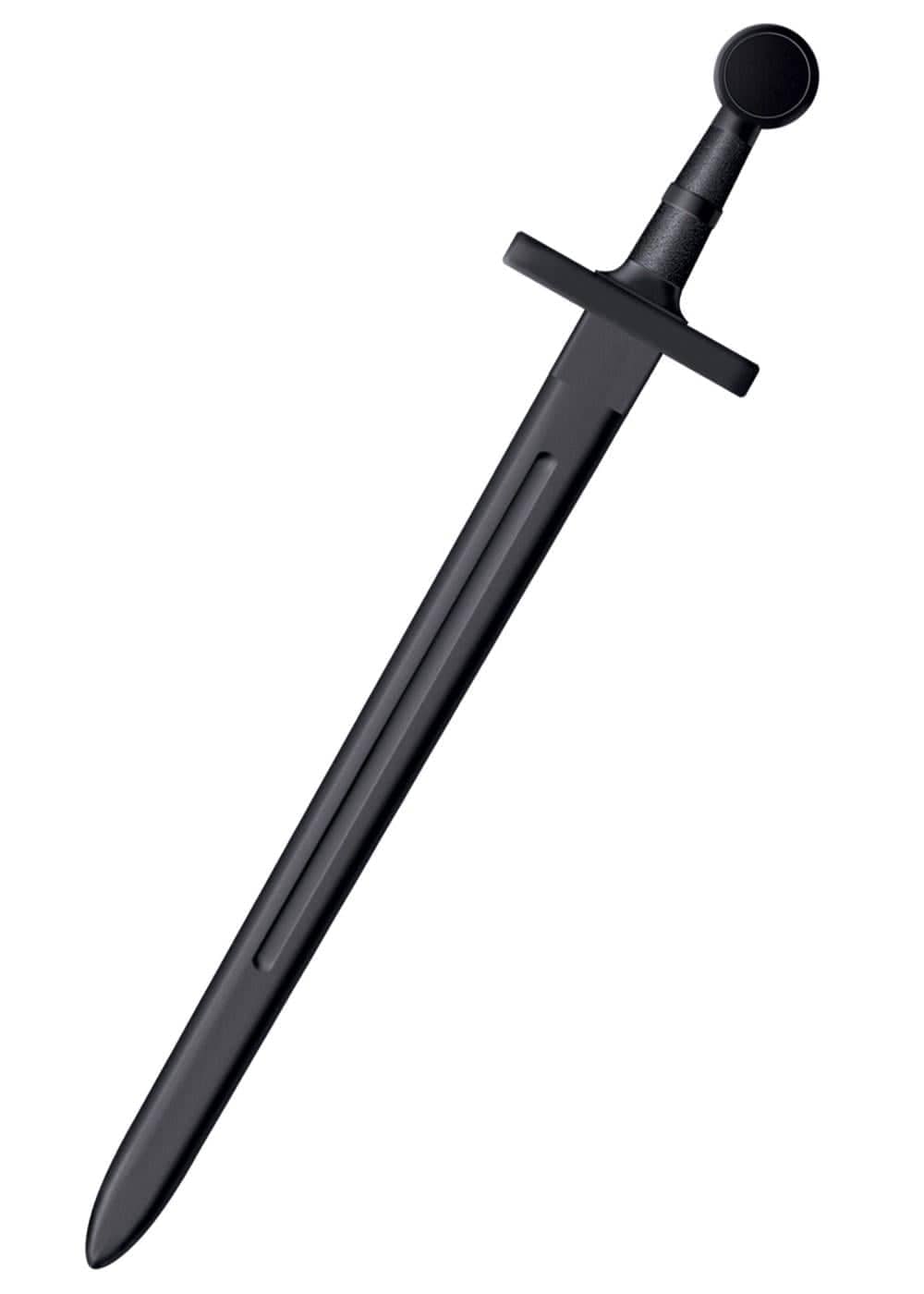 Imagen de Espada de entrenamiento medieval de polipropileno 92BKS parte de nuestra colección en Espadas y más, sitio oficial.