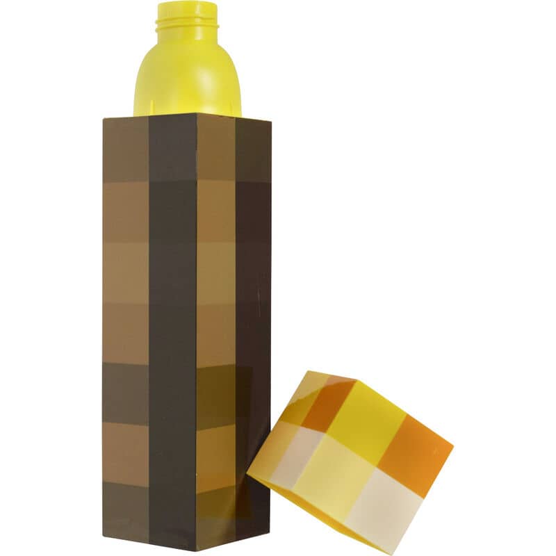 Botella Antorcha Minecraft 650ml - Espadas y Más