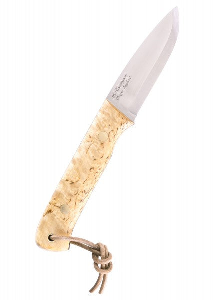 Cuchillo supervivencia Woodsman, abedul rizado + acero al fuego Casstrá¶m CA-10824 - Espadas y Más