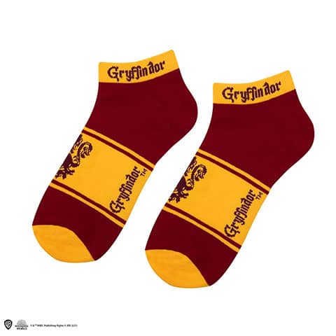 Set de 3 pares de calcetines bajos Casas Hogwarts- Harry Potter CR1631 - Espadas y Más