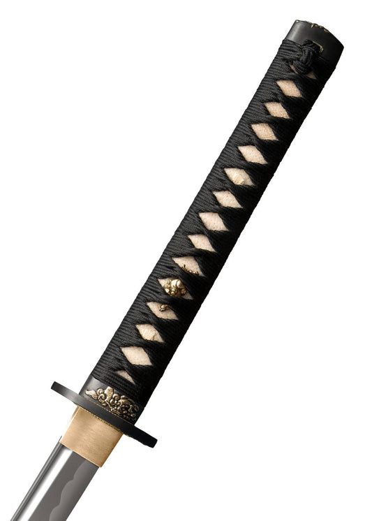 Katana León Dorado acero de Damasco CST-88ABK - Espadas y Más