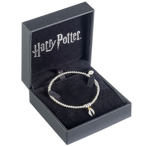 Imagen de Pulsera de bolas Snitch doradas con cristal - Harry Potter EBHPSB004 parte de nuestra colección en Espadas y más, sitio oficial.