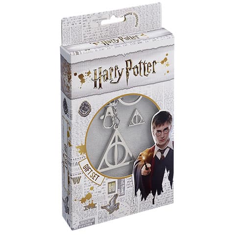 Pack llavero y broche Snitch dorada o Reliquias de la muerte - Harry Potter EGSK0054 - Espadas y Más