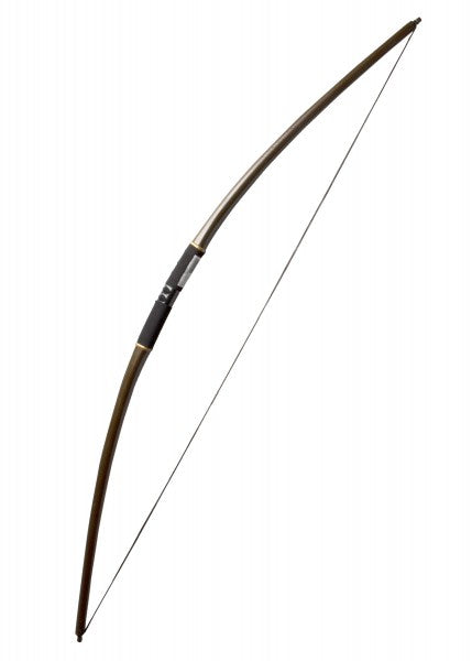 Arco LARP 26 Ibs, marrón-dorado, con cinta de agarre, incluye cuerda de Dacron IF-04000 - Espadas y Más