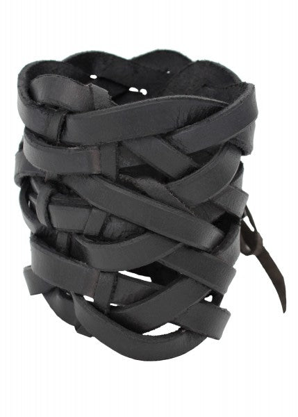 Pulsera trenzada de cuero IF-1031030400 - Espadas y Más