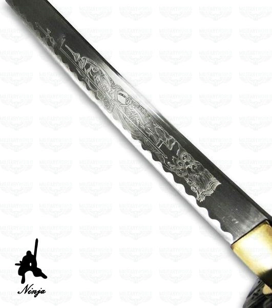 Imagen de Katana decorativa en Caja de madera de diferentes colores parte de nuestra colección en Espadas y más, sitio oficial.