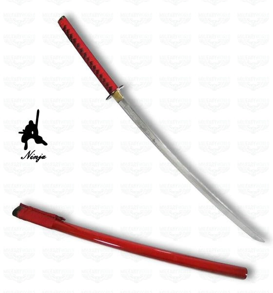 Imagen de Katana decorativa en Caja de madera de diferentes colores parte de nuestra colección en Espadas y más, sitio oficial.