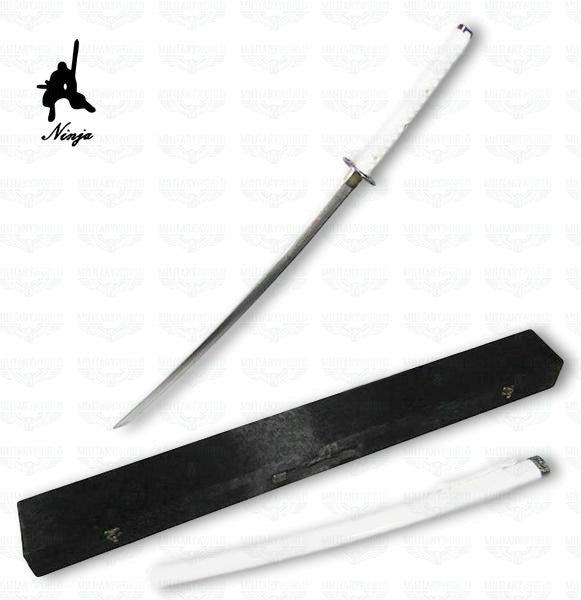 Imagen de Katana decorativa en Caja de madera de diferentes colores parte de nuestra colección en Espadas y más, sitio oficial.