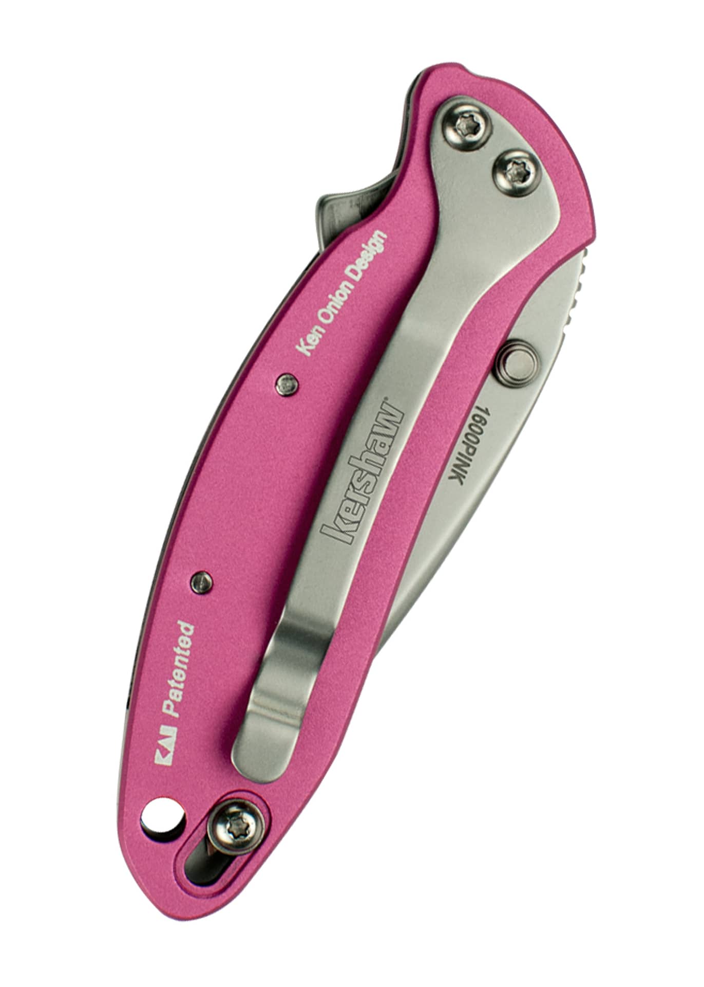 Navaja DE BOLSILLO Kershaw Chive Rosa o Acero Inox KW-1600 - Espadas y Más