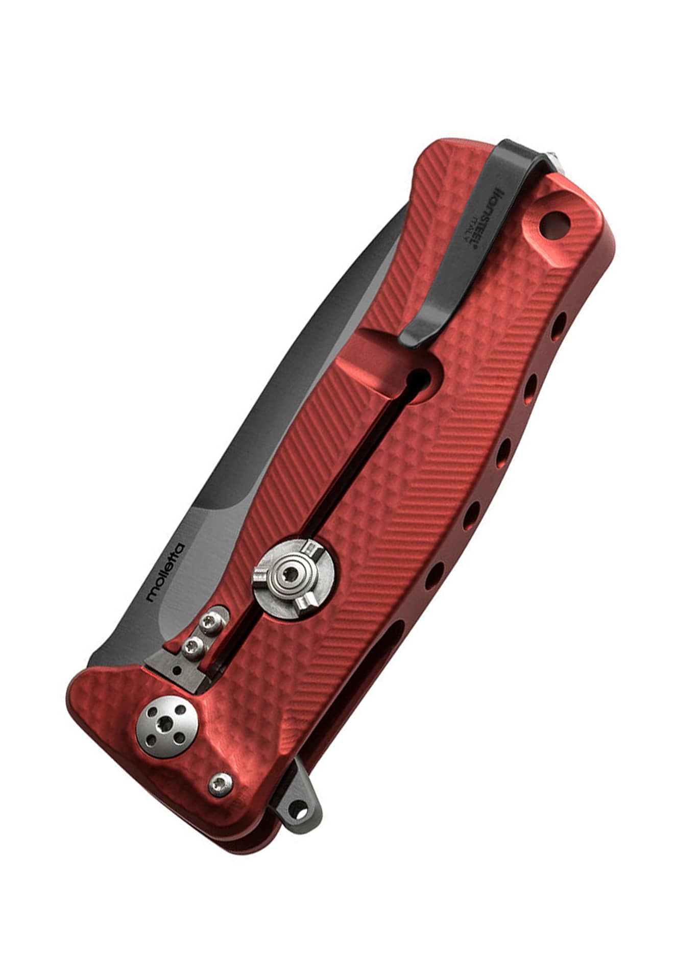 Navaja SR-11 aluminio, Negro con Varios Colores, Lionsteel - Espadas y Más