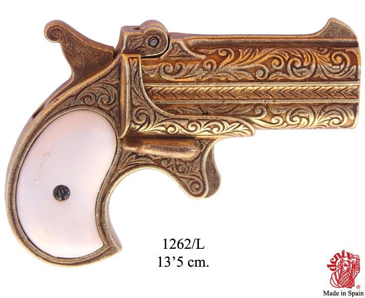 Imagen de Pistola Derringer, 1262 Réplica no funcional parte de nuestra colección en Espadas y más, sitio oficial.