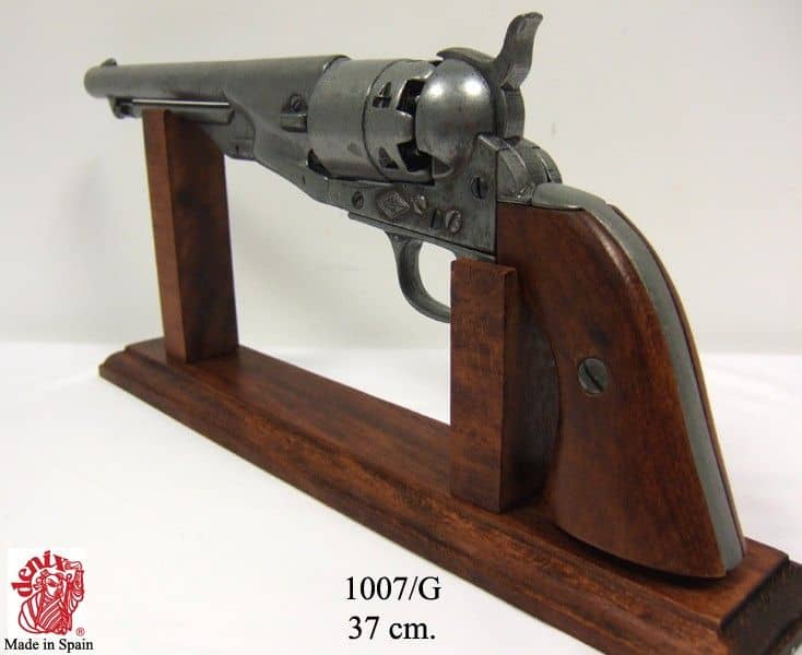 Imagen de Revolver Colt army USA 1960, 1007G, Réplica no funcional parte de nuestra colección en Espadas y más, sitio oficial. Esta imagen describe arma no funcional