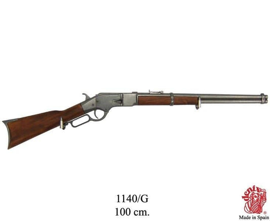 Imagen de Carabina Winchester Mod 66, 1140G Réplica no funcional parte de nuestra colección en Espadas y más, sitio oficial.