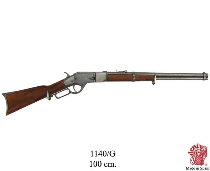 Imagen de Carabina Winchester Mod 66, 1140G Réplica no funcional parte de nuestra colección en Espadas y más, sitio oficial.