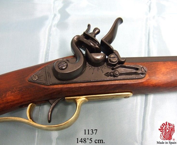Imagen de Fusil rifle de chispa Kentucky, 1137 Réplica no funcional parte de nuestra colección en Espadas y más, sitio oficial.