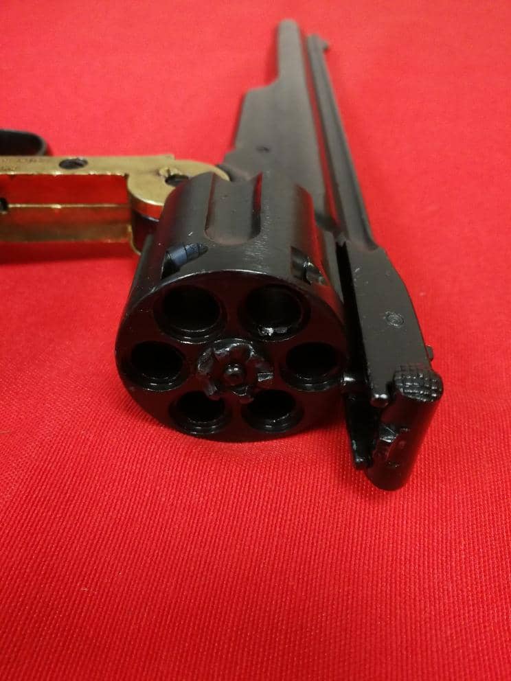 Imagen de Revólver Cal.45 Schofield, diseñado por Smith & Wesson, USA 1860. parte de nuestra colección en Espadas y más, sitio oficial.
