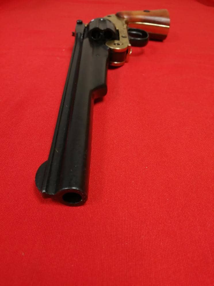Imagen de Revólver Cal.45 Schofield, diseñado por Smith & Wesson, USA 1860. parte de nuestra colección en Espadas y más, sitio oficial.