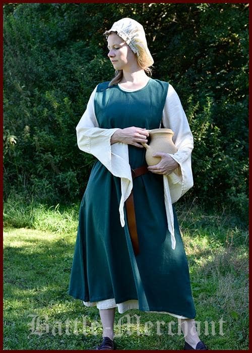 1202403760 Medieval vestido Milla, varios colores - Espadas y Más