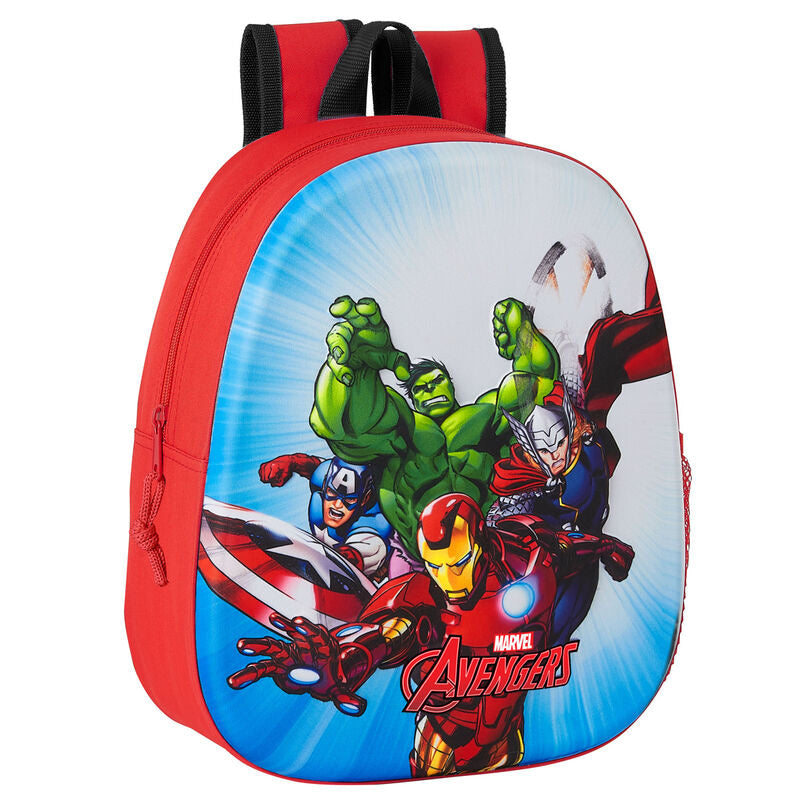 Imagen de Mochila 3D Vengadores Avengers Marvel 32cm parte de nuestra colección en Espadas y más, sitio oficial.