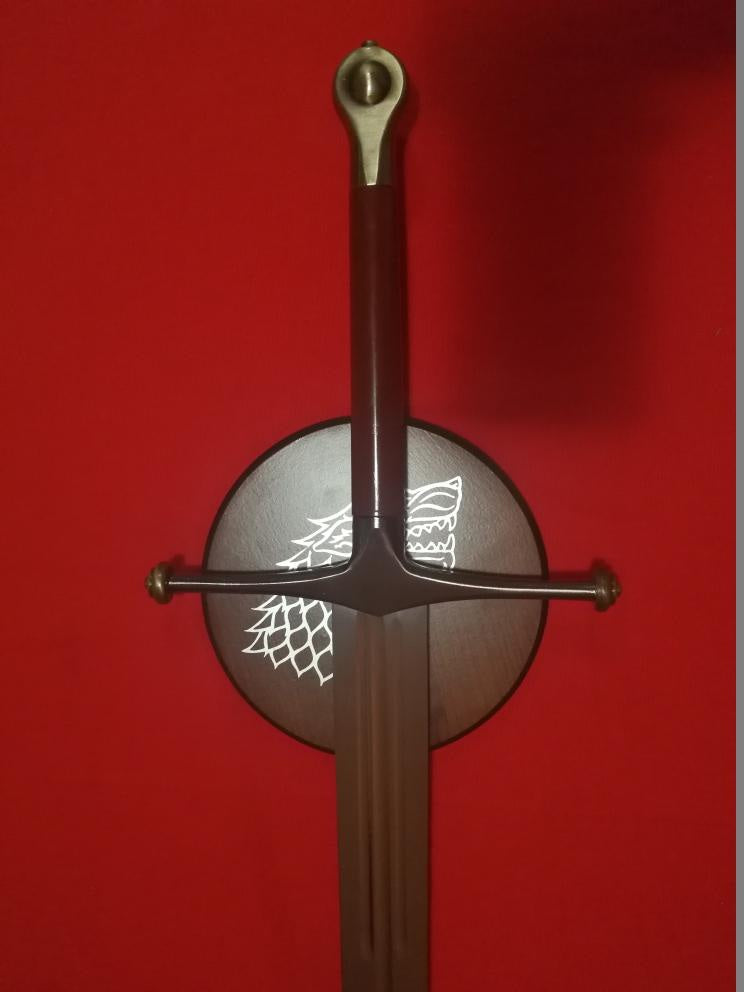 AM-10007 Espada ice hielo de Ned Stark Juego de tronos versión Serie con vaina de piel - Espadas y Más