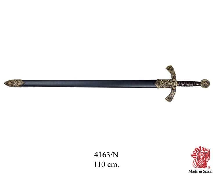 Imagen de Espada Templaria caballeros cruzados, 4163 Réplica no funcional parte de nuestra colección en Espadas y más, sitio oficial.